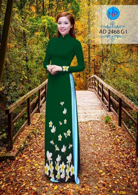 Vải áo dài hoa Sứ Vải áo dài hoa Sứ