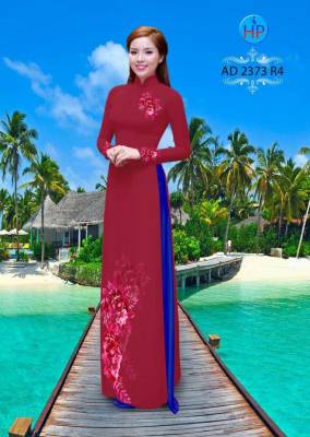 Vải áo dài hoa dây-DT 2142