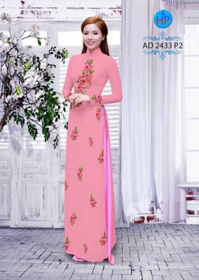Vải áo dài hoa nhỏ-DT 2170