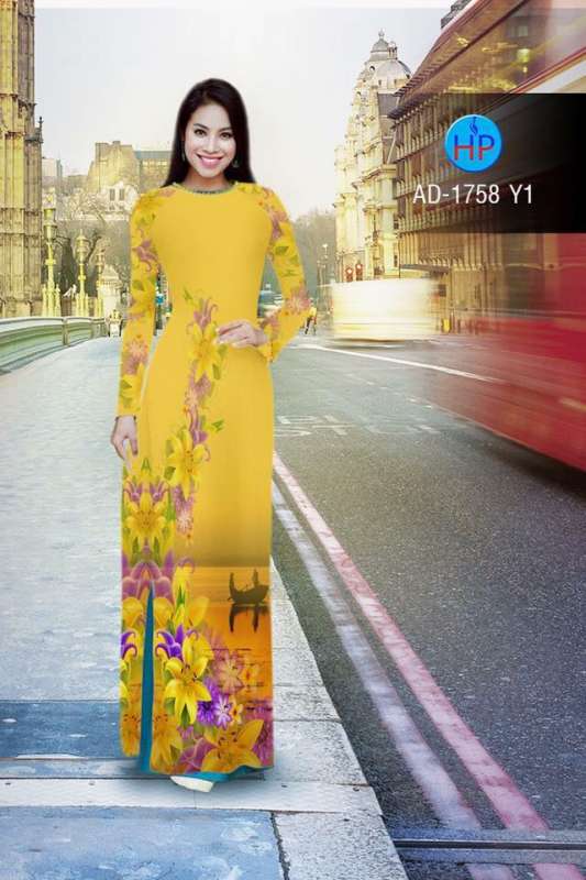 Vải áo dài hoa mờ