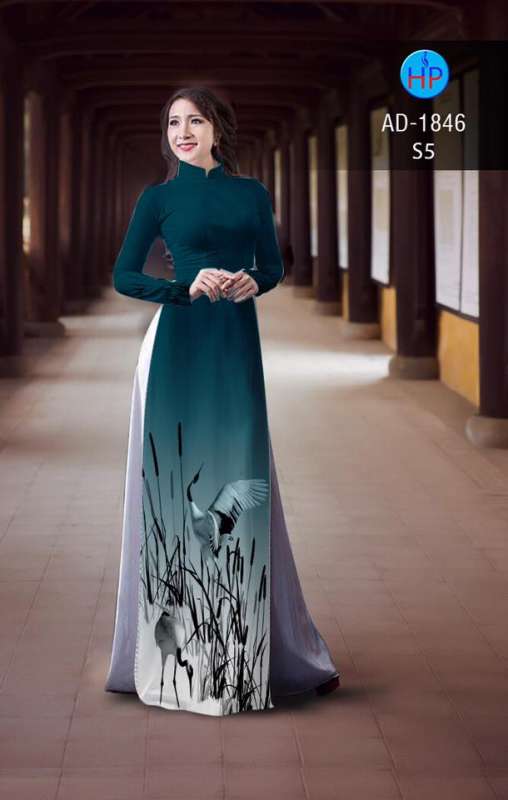 Vải áo dài con Cò