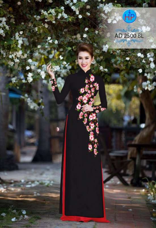 Vải áo dài hoa dây