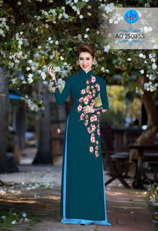 Vải áo dài hoa dây