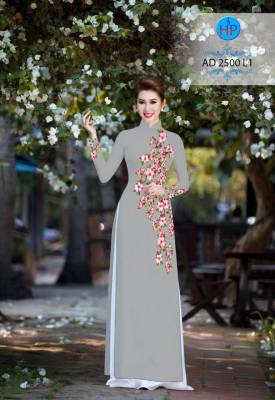 Vải áo dài hoa dây-DT 2189