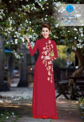 Vải áo dài hoa dây-DT 2189