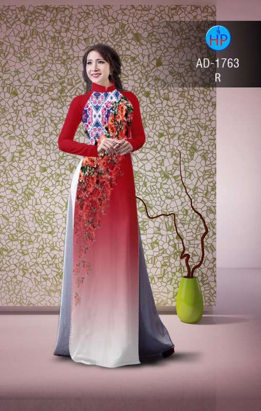 Vải áo dài hoa xéo