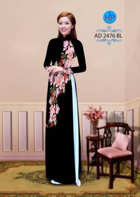 Vải áo dài hoa 3D-DT 2192