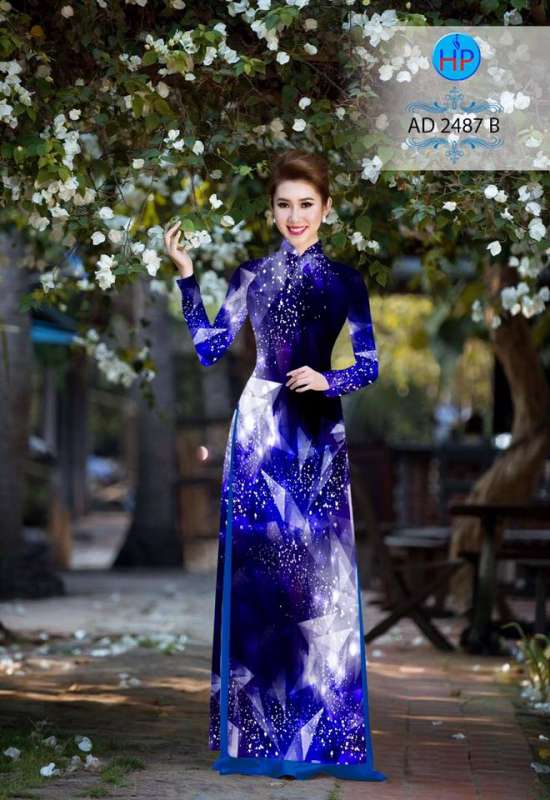 Vải áo dài lập thể