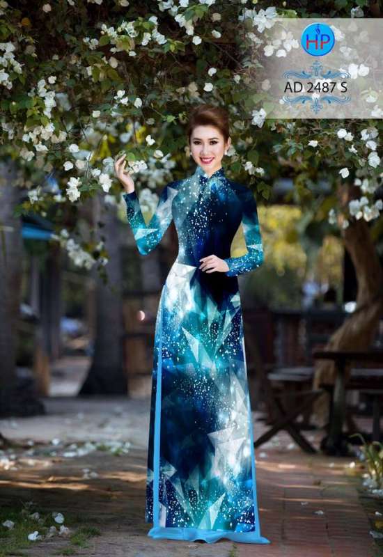 Vải áo dài lập thể