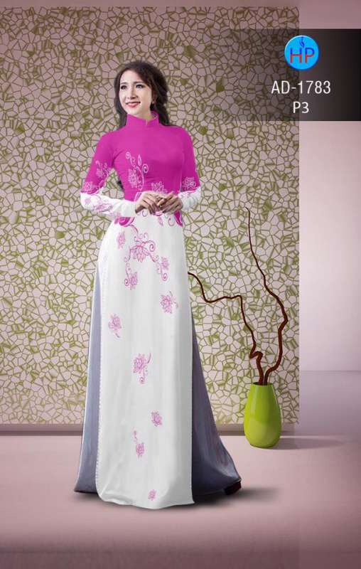 Vải áo dài hoa văn nhỏ