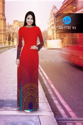 Vải áo dài trống đồng-DT 2217