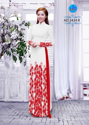 Vải áo dài hoa dây-DT 2237