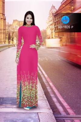 Vải áo dài cành hoa nhỏ-DT 2242