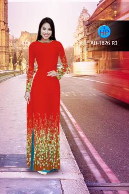 Vải áo dài cành hoa nhỏ-DT 2242