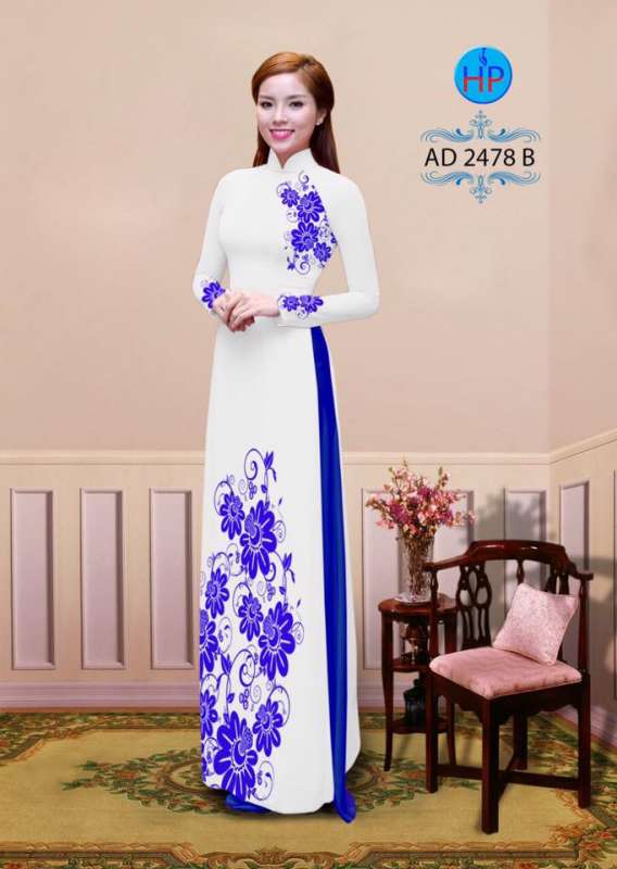 Vải áo dài hoa văn