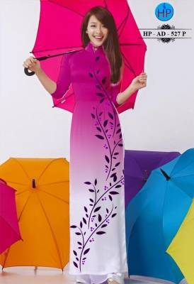 Vải áo dài Lụa hoa nhí toàn thân-DT 227