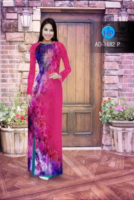 Vải áo dài hoa mờ-DT 2271