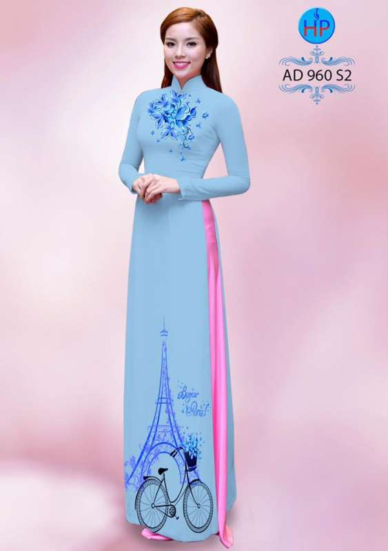 Vải áo dài xe đạp