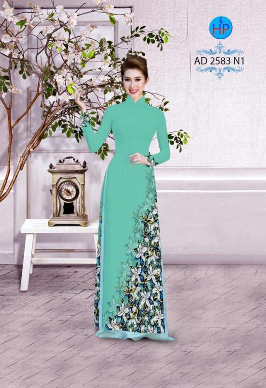 Vải áo dài hoa xéo