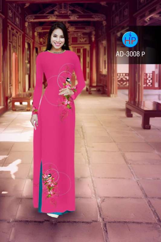 Vải áo dài hoa nhỏ