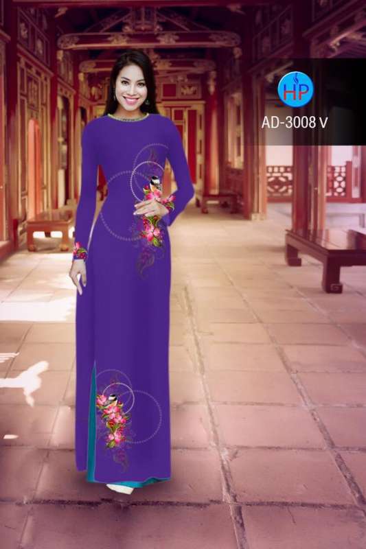 Vải áo dài hoa nhỏ