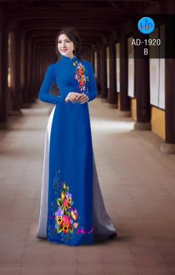 Vải áo dài hoa bướm-DT 2325