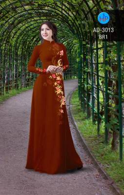 Vải áo dài hoa dây-DT 2340