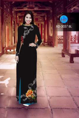 Vải áo dài họa tiết xéo-DT 2341