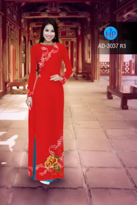 Vải áo dài họa tiết xéo-DT 2341