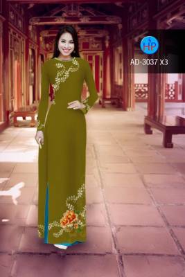 Vải áo dài họa tiết xéo-DT 2341