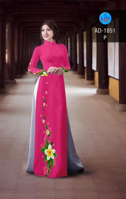 Vải áo dài hoa Sứ