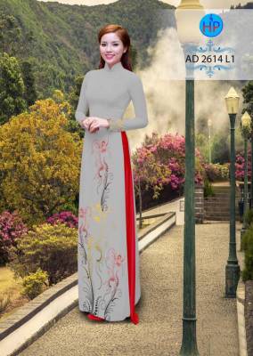 Vải áo dài hoa văn-DT 2345