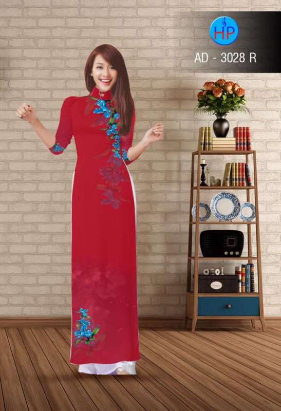 Vải áo dài hoa 3D mờ