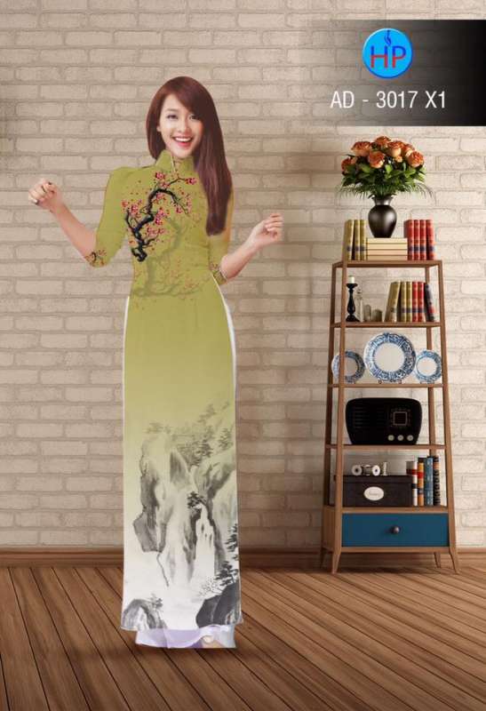 Vải áo dài phong cảnh Vải áo dài phong cảnh