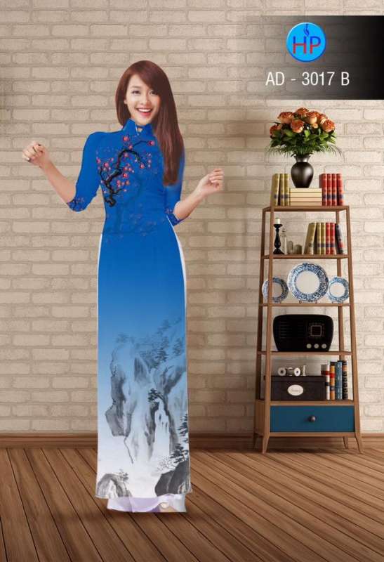 Vải áo dài phong cảnh Vải áo dài phong cảnh