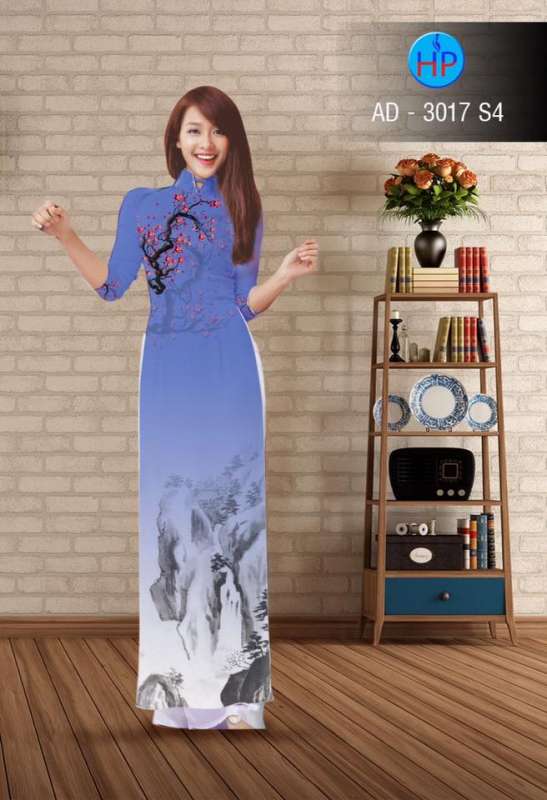 Vải áo dài phong cảnh Vải áo dài phong cảnh