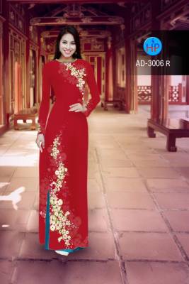 Vải áo dài hoa dây độc đáo-DT 2356