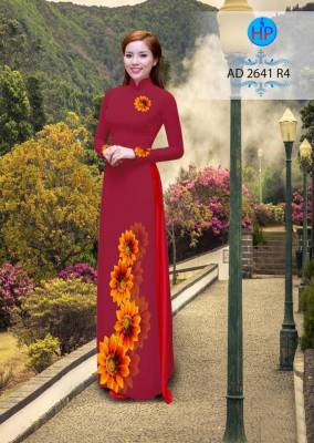 Vải áo dài hoa Cúc-DT 2368