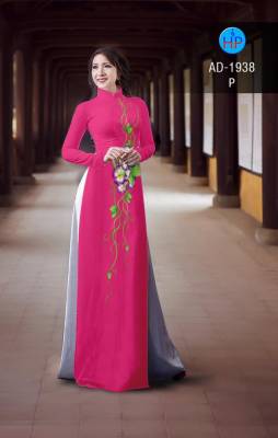 Vải áo dài hoa dây-DT 2371