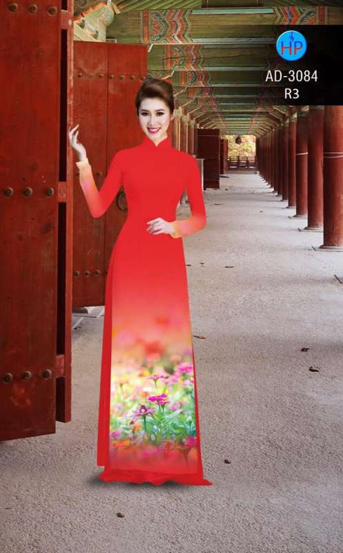 Vải áo dài đồng hoa