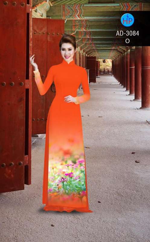 Vải áo dài đồng hoa