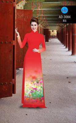 Vải áo dài đồng hoa-DT 2374