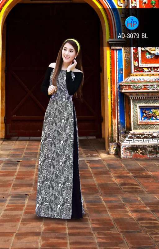 Vải áo dài hoa văn đều