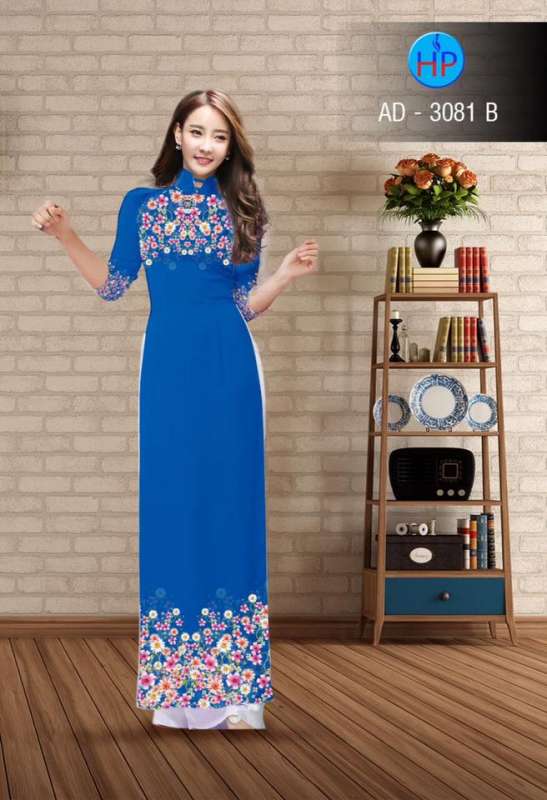 Vải áo dài hoa nhỏ trên dưới Vải áo dài hoa nhỏ trên dưới