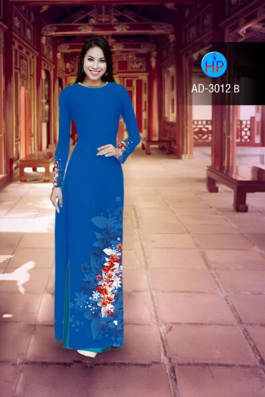 Vải áo dài hoa chìm