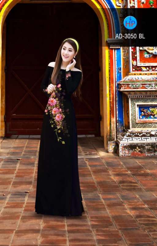 Vải áo dài hoa dây