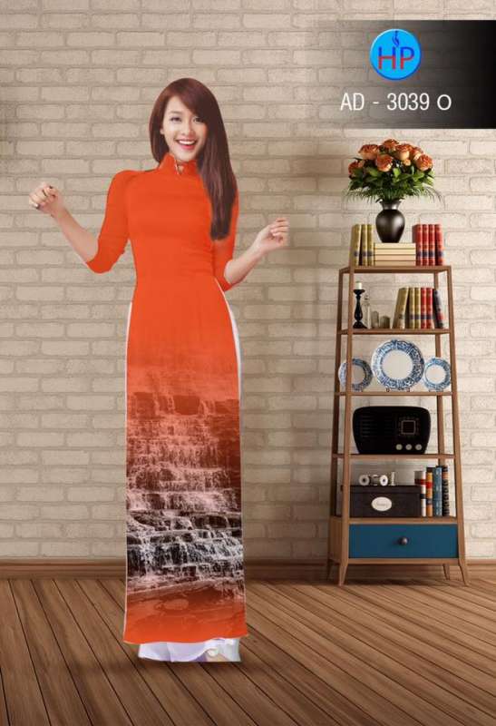 Vải áo dài hình thác nước