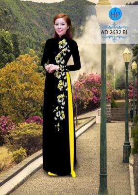 Vải áo dài hoa dây-DT 2414