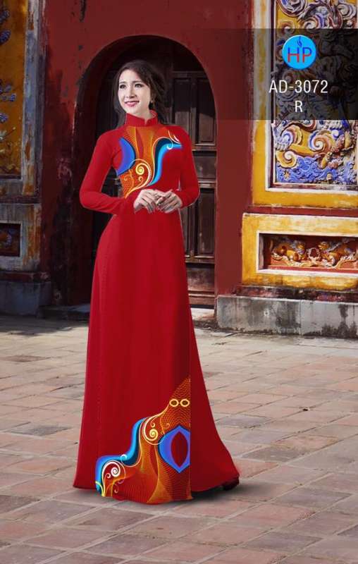 Vải áo dài họa tiết 3d