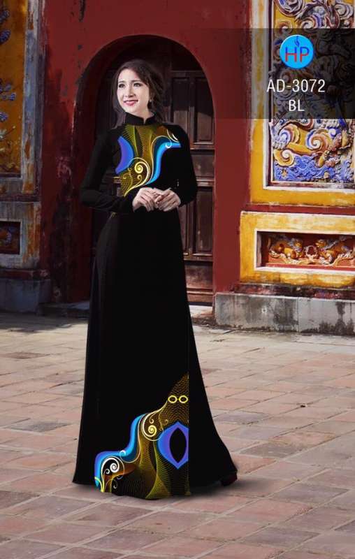 Vải áo dài họa tiết 3d